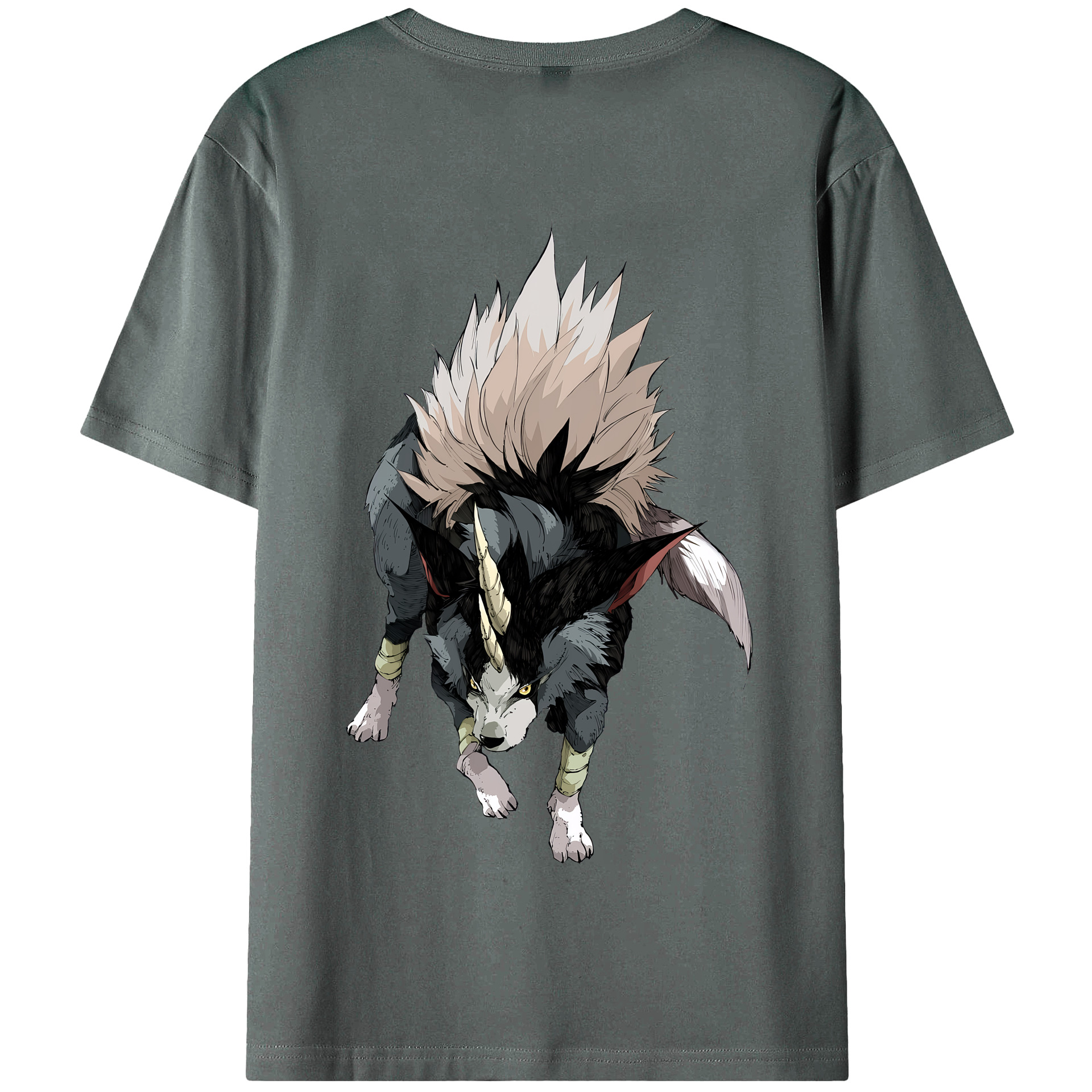 （画像用） 転スラ Regarding Reincarnated to Slime 綿100％半袖Tシャツ（背面プリント）